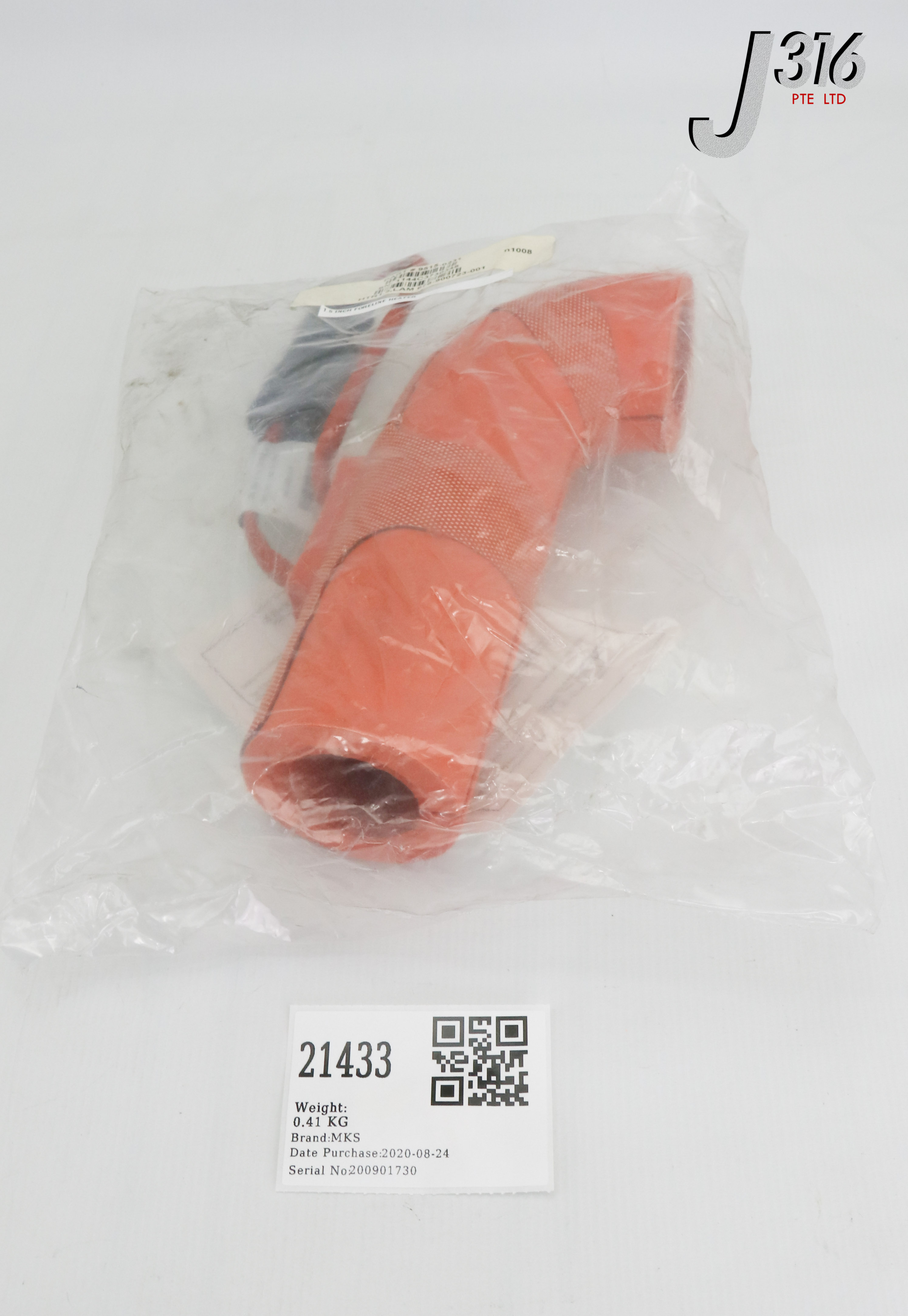 21433 LAM RESEARCH 1.5 INCH FORELINE HEATER, L9515-0231 (NEW) 678